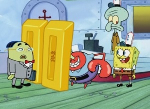 62b SpongeBob-Thaddäus-Mr. Krabs-Richard A. Ekelpaket.jpg
